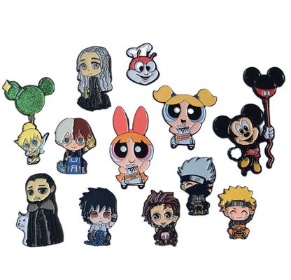 কেনা 1.5 ইঞ্চি নরম এনামেল ল্যাপেল পিন ব্র্যান্ডিং এবং পরিচয় জন্য কাস্টম জিংক খাদ পিন ব্যাজ online manufacture