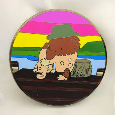 কেনা কাস্টম ধাতু কারুশিল্প পাইকারি এনিমে লোগো গ্লিটার পিন ব্যাজ ধাতু lapel নরম কঠিন enamel পিন online manufacture