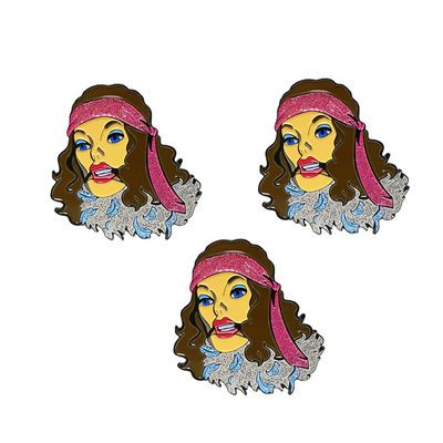 কেনা কারখানা কাস্টমাইজ করুন আপনার ব্যক্তিগতকৃত লোগো ডিজাইন ধাতু কারুশিল্প এনামেল কাপড় পিন online manufacture