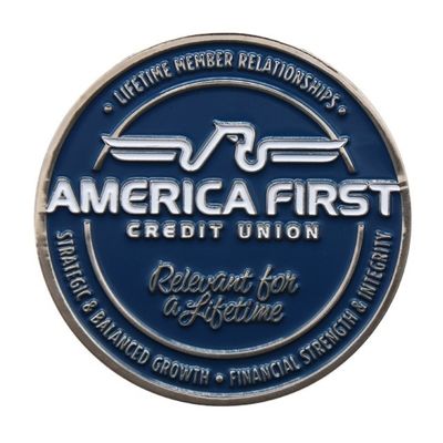 কেনা 1/2 ইঞ্চি - 4 ইঞ্চি কাস্টম জিংক খাদ সিলভার ডলার 3 ডি চ্যালেঞ্জ মুদ্রা online manufacture