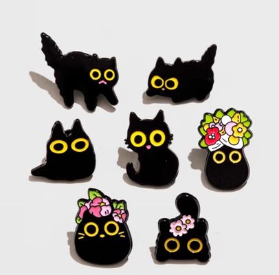 কেনা রোজ গোল্ড প্লাস্টিং হার্ড এনামেল ভিনটেজ স্টাইলের ধাতব ব্যাজ সহ কাস্টম ল্যাপেল পিন online manufacture