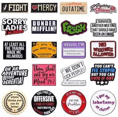 Cute Ready Stock Metal Logo Design Custom Lapel Pins Manufactur Metal Custom Enamel Pin