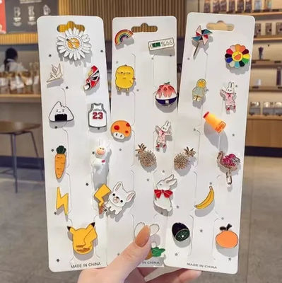 কেনা কাস্টম লোগো সিল্ক স্ক্রিন প্রিন্টিং পরিবেশ বান্ধব মেটাল পিন ব্যাজ এবং এনামেল পিন online manufacture