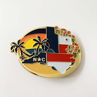 কেনা কাস্টম জিংক অ্যালোয় এবং ব্রাস বেল্ট ব্যাকল ব্যক্তিগতকৃত লোগো ডিজাইনের জন্য নরম এনামেল ফিনিস সহ online manufacture