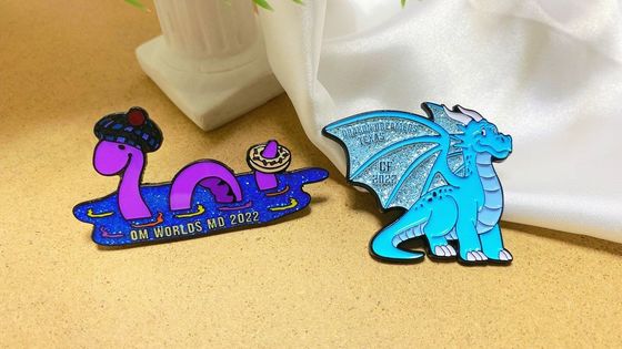 Soft Crafts  Hat Lapel Metal Clothespins Custom Printed Lapel Pins  1.5mm - 2mm