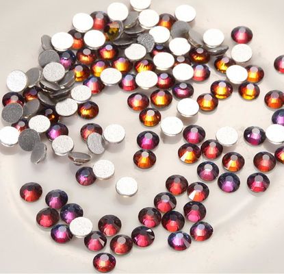 Round Manicure Medal Rhine Stones Jewelry Clothing Transparent Rhinestones