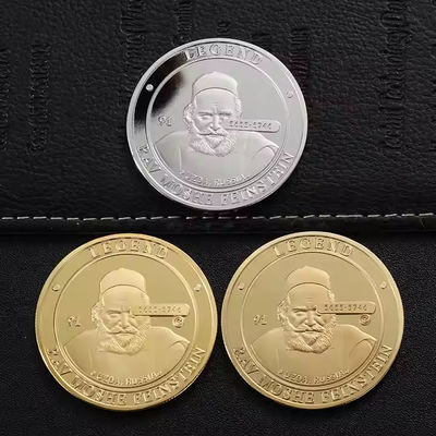 কেনা High quality Customizable Souvenir Coin Manufacture's Cheap Metal Crafts Logo Engraved Blank Metal Plated Coin Stamping Technique Mascot online manufacture