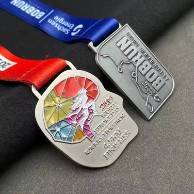 কেনা WTD Wholesale 3D Gold Award Zinc Alloy UV Printed Economical Custom Sports Medal online manufacture