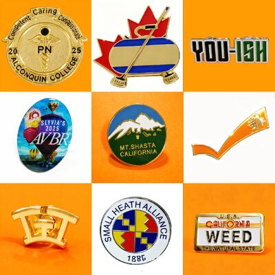 কেনা উচ্চ-গুণমান সম্পন্ন কাস্টম লোগো যুক্ত জিঙ্ক অ্যালয় ল্যাপেল পিন, যা ব্যবসার উপহারের জন্য চুম্বক সংযুক্তি সহ online manufacture