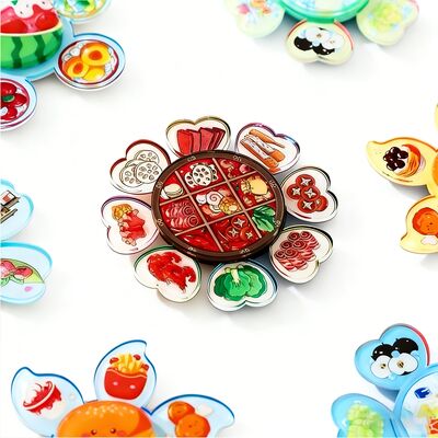 কেনা Promotional Acrylic Fridge Magnet Custom Tourism Souvenirs Magnet Anime Acrylic Spinning Magnet Wholesale online manufacture
