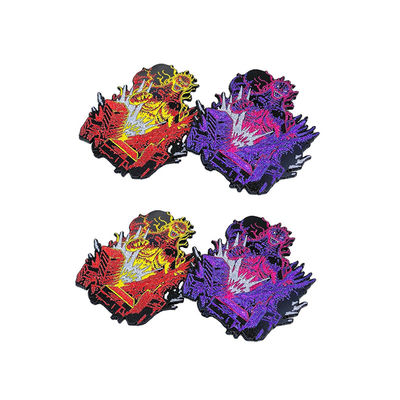 ভালো দাম বেগুনি স্যান্ডব্লাস্ট সাইজ কাস্টম লোগো ল্যাপেল পিন মেটাল পিন ব্যাজ কারুশিল্প কাস্টম অনলাইন