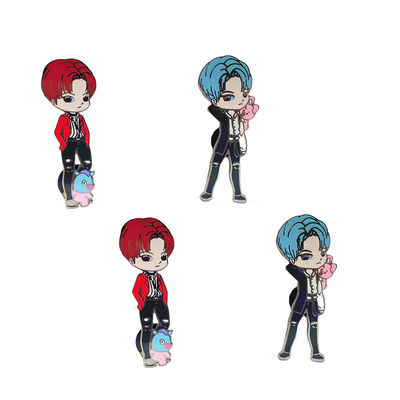 কাস্টমাইজড ডিজাইন হার্ড এনামেল জিংক অ্যালোয় মেটাল ব্যাজ ল্যাপেল পিন পরিচয় এবং সজ্জা জন্য