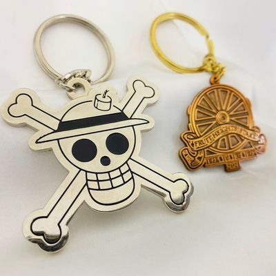 3 ডি লোগো অক্ষর সহ কাস্টম কী চেইন হার্ড নরম এনামেল এবং স্যান্ডব্লাস্ট ব্যাকসাইড প্রচারমূলক কীরিংয়ের জন্য