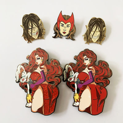 কাস্টম সাইজ জিংক খাদ বাস্কেটবল ল্যাপেল পিন ব্যক্তিগতকৃত উপহারের জন্য বাটারফ্লাই ক্লাচ সহ