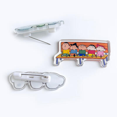 ভালো দাম Vograce Custom Cartoon Anime Rainbow Printing Logo Pins Maker Charm Acrylic Gifts Acrylic Lapel Acrylic Pin Badges Pins অনলাইন