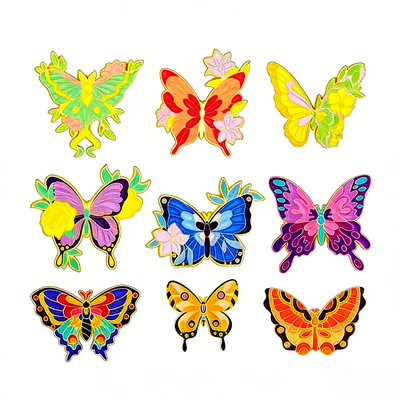 High Quality Rude Hype Beast Tiger Lion Animals Dyed Metal Enamel Pins