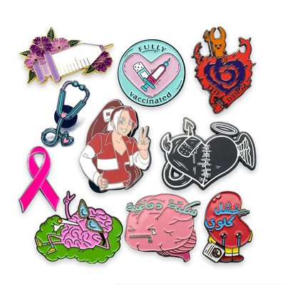 ভালো দাম কাস্টম ল্যাপেল পিন 1.5 মিমি বেধ এবং 35 মিমি আকারের 5-7 কার্যদিবসের মধ্যে তৈরি অনলাইন