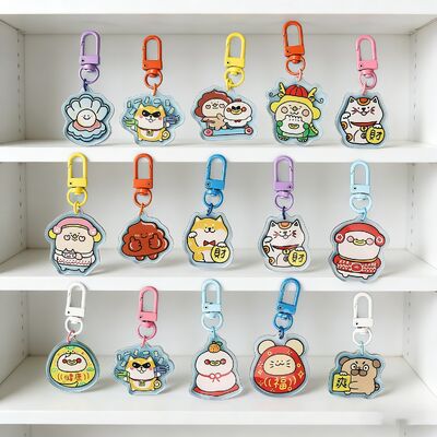 ভালো দাম কাস্টম ফটো/নাম অ্যাক্রিলিক কিচেইন – রেইনবো হলোগ্রাফিক উইথ ড্রিপ ইপোক্সি রেজিন ফিনিশ অনলাইন