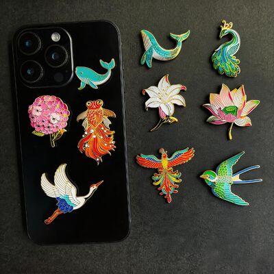 ভালো দাম Decorate Your Phone: কাস্টম মেটাল স্টিকার ∙ Unique Souvenir Pendant Badge Design অনলাইন
