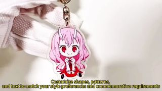 কাস্টম এক্রাইলিক কী ফোব আপনার নিজের ডিজাইন করুন