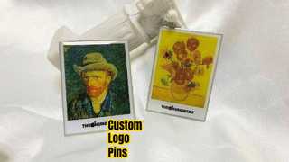 কাস্টম মেটাল পিন অফসেট প্রিন্ট লোগো ব্যাজ