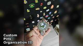 সংস্থা সনাক্তকরণের জন্য কাস্টম ল্যাপেল পিন